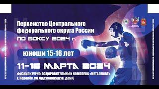 Первенство ЦФО по боксу среди юношей 15-16 лет. Королёв. ФИНАЛЫ!