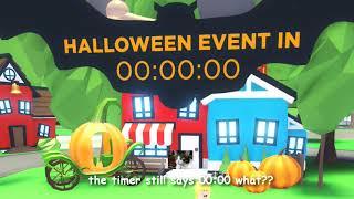 When the countdown hits 0:00 in Adopt Me Halloween Event (Roblox)