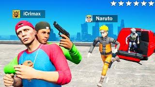 ich befreie NARUTO von iCrimax und SASUKE in GTA 5 RP!