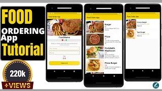 Android App Development Tutorial in Hindi  - Food Ordering App using SQlite Database
