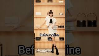 Before celine vs after celine lisa#blackpink#lisa#celine#viralvideo#ytshorts