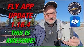 DJI Fly App Update!  One Tap RTH Update Homepoint!  Mini 4 Pro Demonstration ver 1.16.4