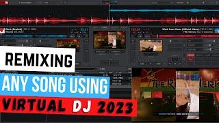 How to REMIX ANY SONG using VIRTUAL DJ 2023 stems 2.0