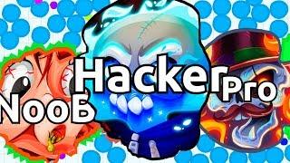 NOOB vs PRO vs HACKER in Agar.io