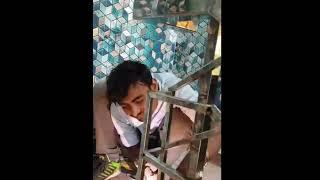 #staircase #home // How to Make Square Tube Railing ll #shorts #welding