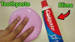 Colgate Toothpaste Slime ASMR l How to make slime with Colgate Toothpaste l Slime With Toothpaste