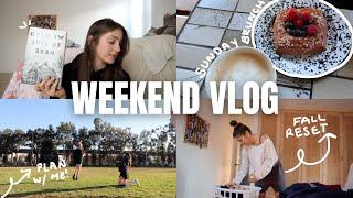 WEEKEND VLOG: plan w/ me, houses hunting, FALL chili recipe + SUNDAY RESET!