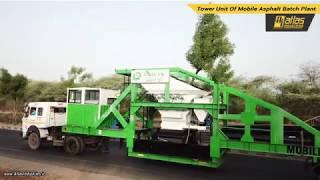 Mobile tower unit asphalt batch plant | 80 tph, 120 tph and 160 tph