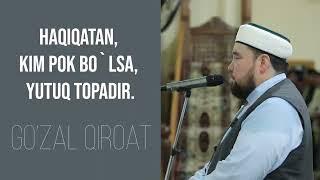 Haqiqatan, kim pok bo`lsa, yutuq topadir. | Go'zal qiroat Shayx Alijon qori