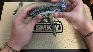 Knife wars! Turenz M390 Gold Titanium knife VS CH knives emperor