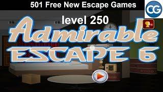 [Walkthrough] 501 Free New Escape Games level 250 - Admirable escape 6 - Complete Game