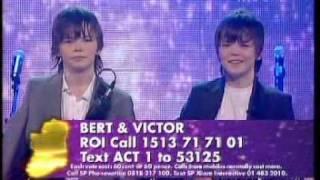 Bert and Victor in The All Ireland Talent Show Final