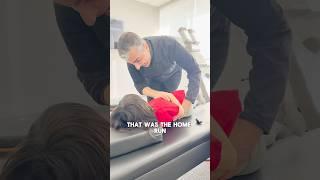 Best Reaction to Sacrum & T9 Adjustment by my 4 y.o. Daughter #chiropractic  #shorts