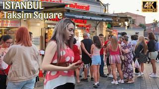 Istanbul Turkey Istiklal Street,Taksim Square 4K Walking Tour