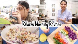Morning Routine - Relaxed- Pasta Salad (must try) - Working Mom Routine in Canada - It was different