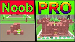 | *Castle Build* |Noob VS Pro | In Roblox Build to Survive!