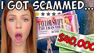 Taylor Swift Giveaway I GOT SCAMMED Buying Front Row Tickets...