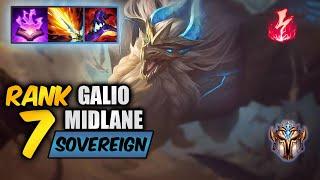 Wild Rift Galio rank 7 EUW - S15 rank game + build