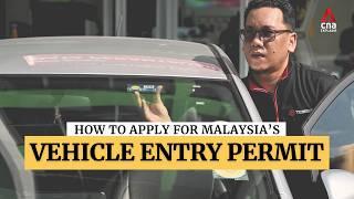 Malaysia VEP: How to get a vehicle entry permit for drivers entering from Singapore | CNA Explains