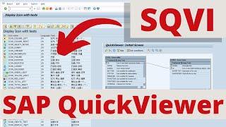 SAP QuickViewer - Easy Data Selection without ABAP | SQVI