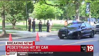 Pedestrian struck by truck on Cleveland's East Side