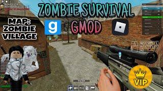 ZOMBIE SURVIVAL WIN as HUMAN - NEW ZOMBIE VILLAGE MAP | Zombie Survival on @Roblox