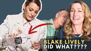 Blake Lively pushing Ryan Reynolds gin on journalists during interview ...