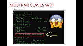 Cómo ver contraseñas WiFi CMD Windows 10