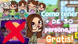 COMO TENER MÁS DE 30 PERSONAJES GRATIS EN AVATAR WORLD!! || Bianca Play ||