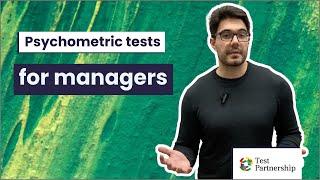 Psychometric tests for managers