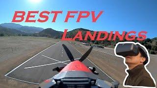 Best FPV Landings on Runway with Head-tracking