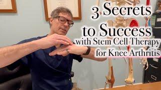 Stem Cell Therapy for Knee Arthritis: 3 Must-Know Tips for the Best Results