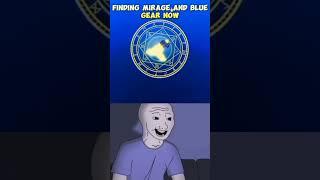 Finding Blue gear and Mirage Island Now Vs Finding Then #bloxfruits #roblox #raceawakening