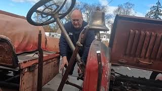 1926 Seagrave Ladder Truck. First start in 50 years!!