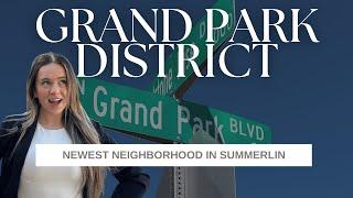 DRONE Tour of GRAND PARK | Summerlin West