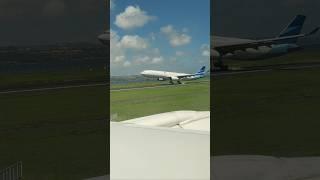 Flight landing in bali airport,Garuda airlines#airport #viralreels#shorts #trending #bali#travel