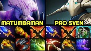 MATUMBAMAN Faceless Void Intense Game vs SUPERMAN Build Sven 7.27 Dota 2