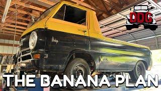Broken Banana - 1967 Dodge A100 Wheelstander Project Update, Build Plans, And More (Bonus Burnouts)