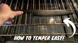 How to Temper Knife In Oven!