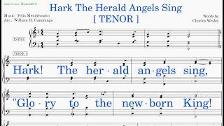 Hark The Herald Angels Sing  (Mendelsohn; Arr. Cummings - Wesley) [v2] Tenor