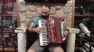 7008 - Red Badge Pearl Paolo Soprani Piano Accordion LMM 41 120 $1799