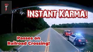 BEST OF INSTANT KARMA! Drivers busted by cops for speeding, brake checks & More | Instantjustice!