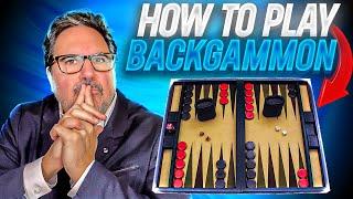 How To Play Backgammon For Beginners SUPER SIMPLE LESSON!