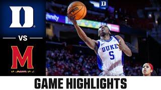 Duke vs. Maryland Game Highlights | 2024-25 ACC Women's Basketball