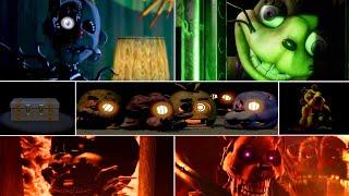 Five Nights at Freddy's - All Endings (Canon & Non-Canon)