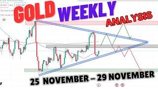 XAUUSD | Gold | Market Weekly Forecast | 25 - 29 November 2024 | Next Move |  URDU - HINDI - ENGLISH