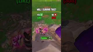 Did I survive?... #fortniteclips #fortnite #gaming