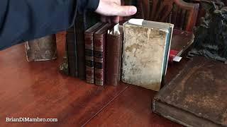 Napoleon Bonaparte Biography 1830 Lovely 2 Volume Leather Set | Brian DiMambro Virtual Book Tour