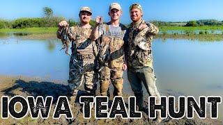 TEAL Hunting in IOWA - Big Rainout