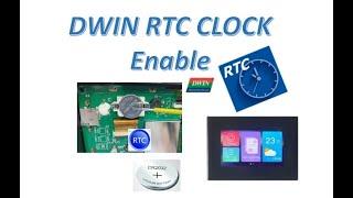 #28 DWIN Touch Display -How to enable RTC - part1- Hex code method